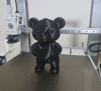 bear holding heart 3D model