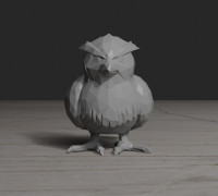Pidgey - Low poly 3D model