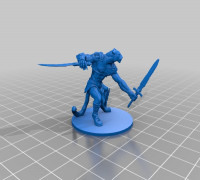 remix - tabaxi fighter rogue 3D model