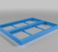 Microscope Slide Storage Rack - 90 Slides 3D model