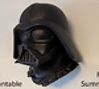 Darth Vader Head For Wall (Large) 3D model