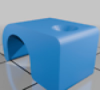 Cable clamp for 7mm cable 3D model