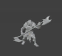 Grundle the Gormless 3D model
