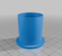 Cup with built in coaster 3D model