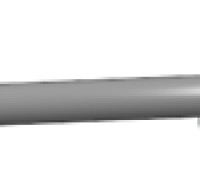 Under-bench Clamp Storage Bar Bracket 3D model