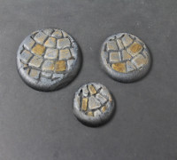 OpenForge Miniature Bases: Cobble (Round, Rounded) 3D model