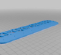 Geometric Keychain/Necklace Hanger 3D model
