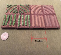 Farm Fields with Openlock 3D model