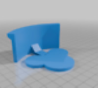 Mickey Ear Holder Wall Mount 3D model