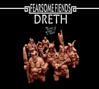 Fearsome Fiends: Dreth 3D model