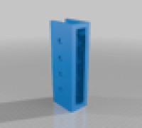 Laptop wall holder mount 3D model