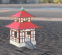 casa china 3D model