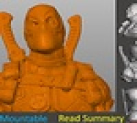Deadpool Bust For Wall (Large) 3D model