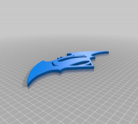 Superman + batman Logo 3D model