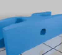 5mm cable clip  3D model