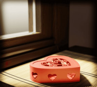 Heart-shaped Box 3D model