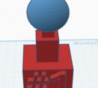 Trophy 3D model