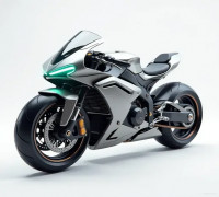 Futuristic Motorcycle 🏍️ 3D model