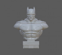 Batman bust 3D model