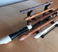 Flute rack 3D model