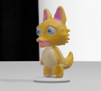 Fox Chibi 3D model