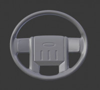 Super Duty Steering Wheel 3D model