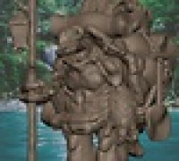 Tortle Adventurer 3D model