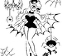 Vampirette stencil 2 3D model