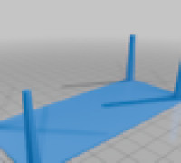 doll table and chair 3D model