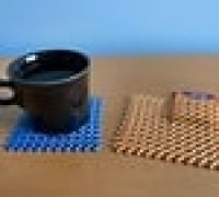 Chainmail Coasters 3D model