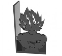 BOOK HOLDER vegeta 3D model