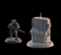 Objective marker for tabletop gaming - Terminal 3D model