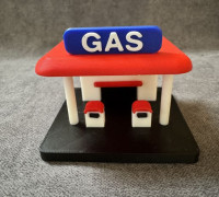 Gas station 加油站 3D model