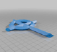 Angled cross 3D model