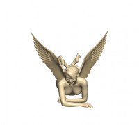 Lady angel 3D model
