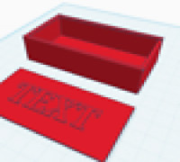 Customizable Pencil Box 3D model