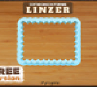 Linzer Square Cookie Cutter 3D model