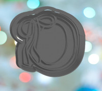 Bow Number #0 Cookie Cutter 3D model