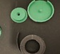 Basic Tape/Roll Holder for Labeling (Adjustable) 3D model