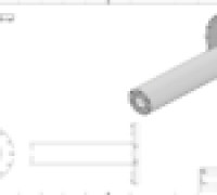 Magnetic Shaft with Ring 3D model