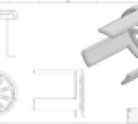 Magnetic Disk with Holder 3D model