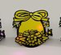 Easter basket 3D model