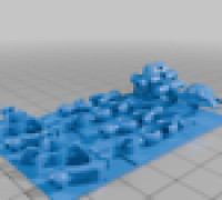 Full LEGO Grevious Print 3D model