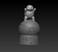 Squirtle Lamp 3D model