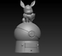 Eevie Lamp 3D model