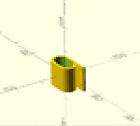 Paper roll holder 3D model