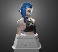 Jinx-Acane Bust 3D model