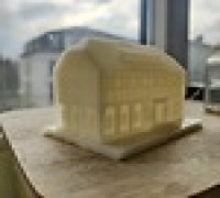Timbered House Model 3D model