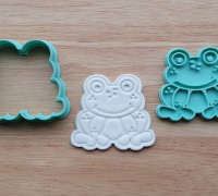 Cookie Cutter - Frog 3D model