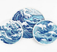 Wave Round Tray 3D model